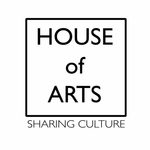 Logo of House of Arts, independent cultural projects made in Italy that creates sustainable art good and museum merchandise