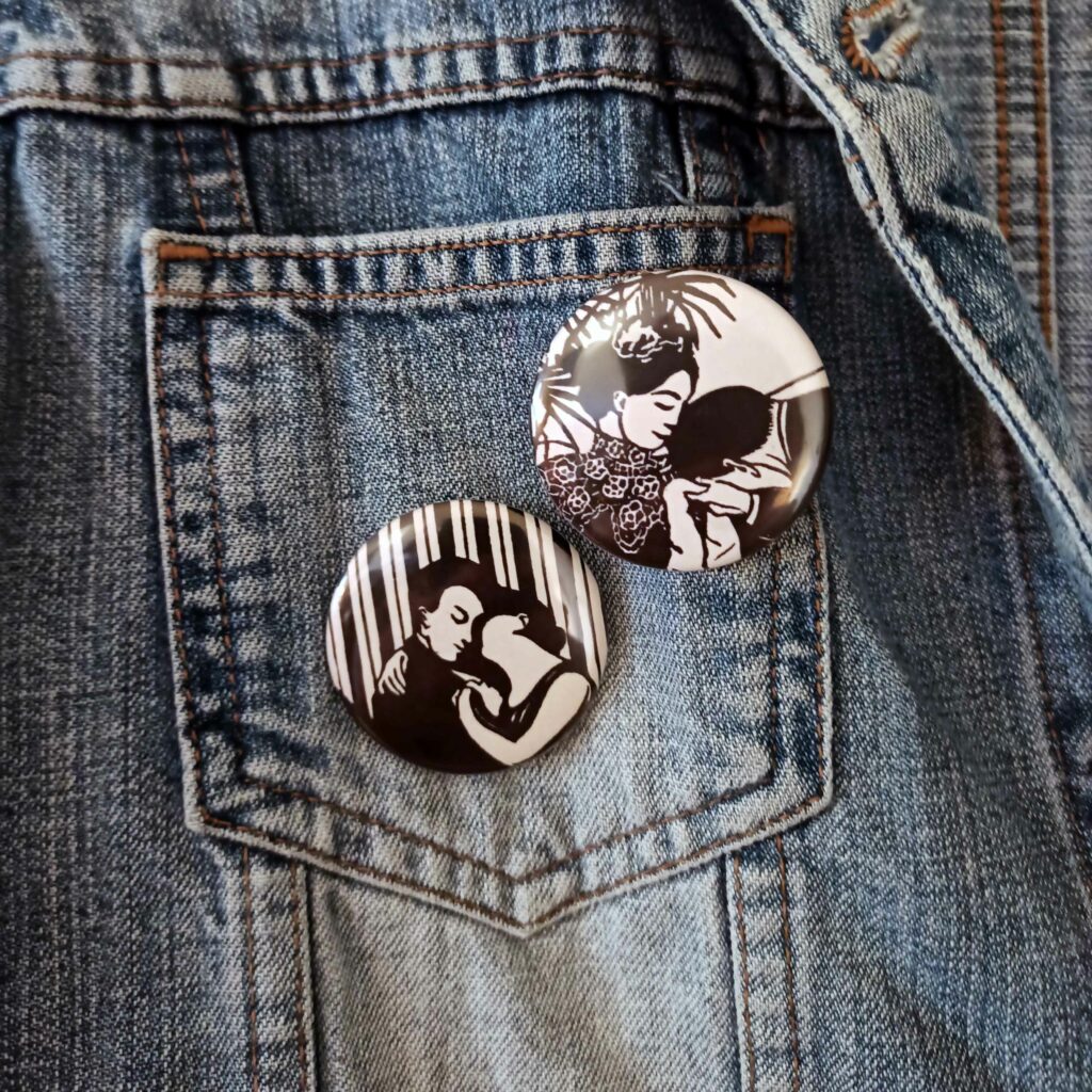 Spille / Pins raffiguranti Felix Vallotton